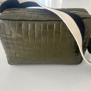 Clare V Croc Embossed Marisol Bag